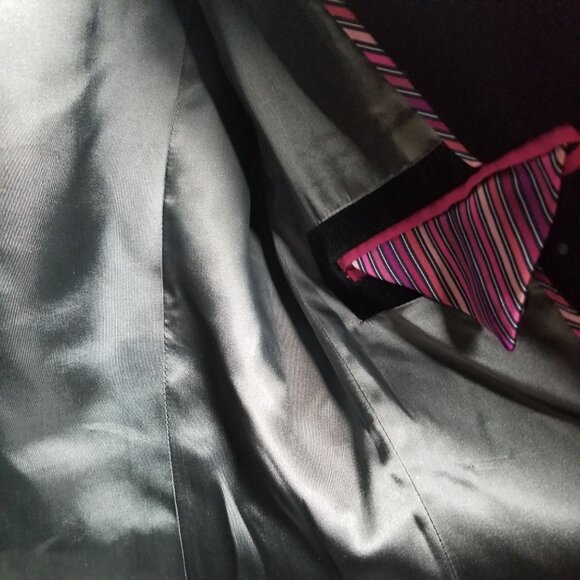 J. Crew Ludlow Men's Black Velvet  Blazer Sz T8/ 38S - Picture 10 of 11